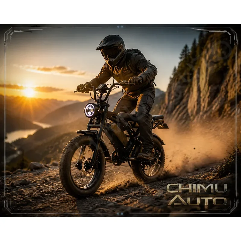 【CHIMU AUTO】 48V 18.2Ah High Strength Electric Scooter for Adult Long Range Double Disc Brake Widened Seat Comfortable Ride