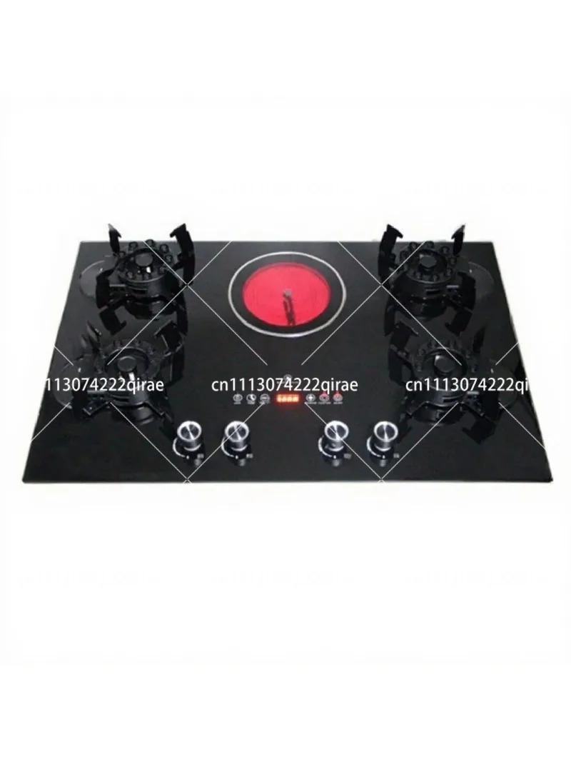 5-Head Flaming Flip Magic Disc Electric Ceramic Liquefied Gas Electric Stove