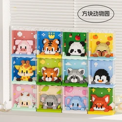 Penguin Adults Particle Building Block Toy Bricks Panda Animals 3d Constructor Micro Bricks Educational Toys For Children Gifts