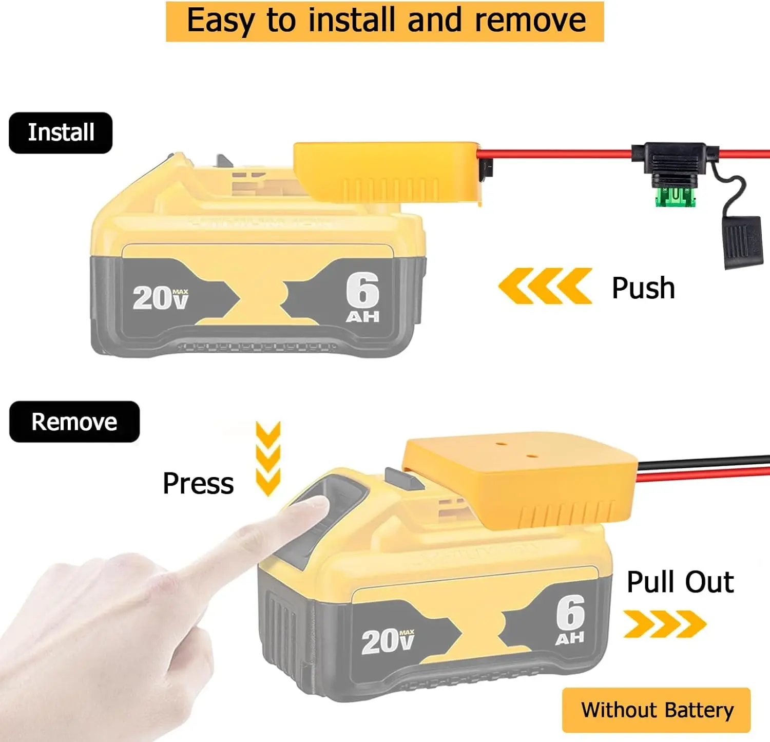 Convertidor adaptador de batería para Makita Dewalt Milwaukee, 14,4 V, 18V, 20V, batería de iones de litio, herramienta eléctrica DIY, convertidor de batería