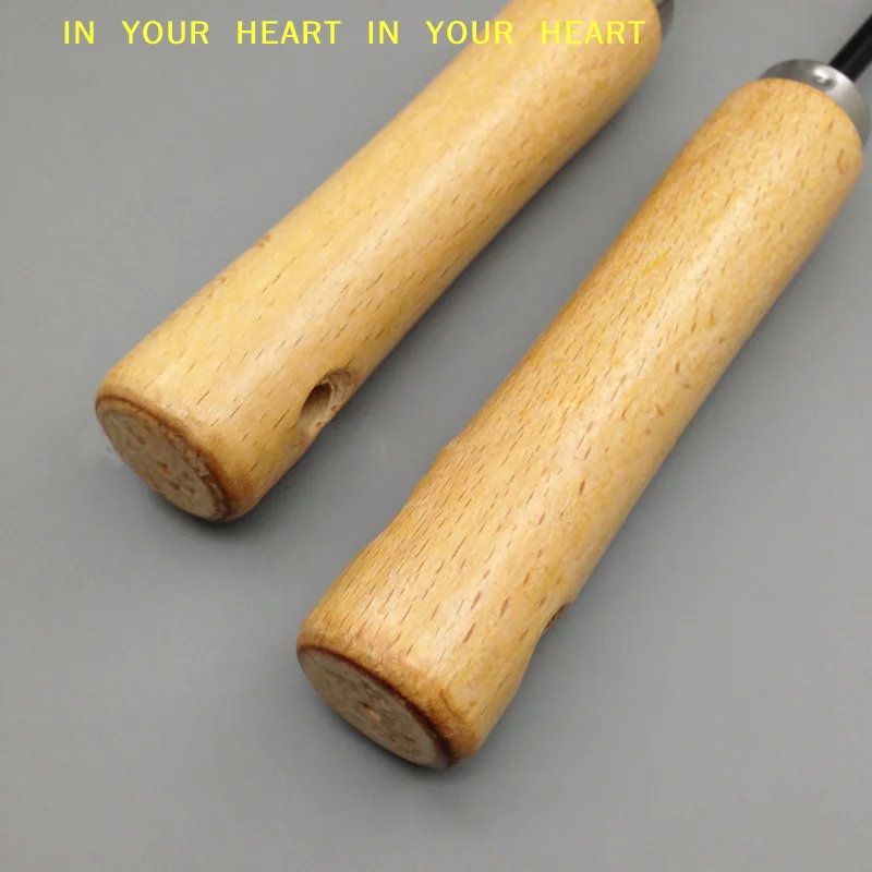 【X】Wooden Handle Durable Grass Hook Robust Grass Root Hook 21.5cm Firm Carbon Steel Bonsai Tools Hook