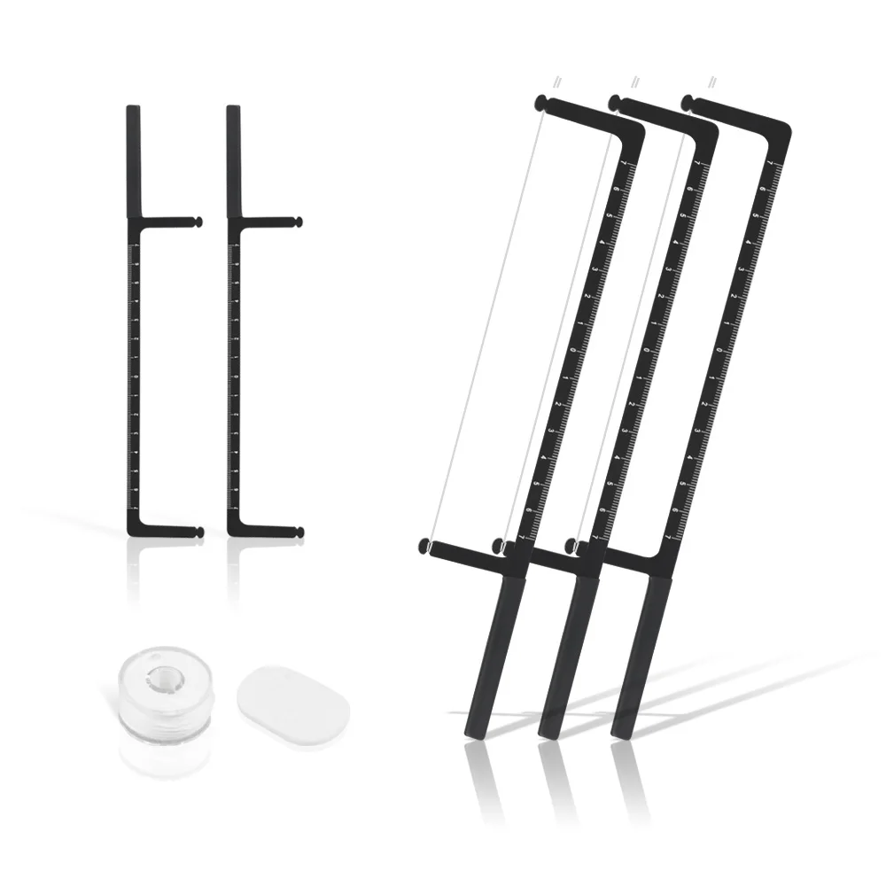 Tattoo Eyebrow Design Ruler Set for Symmetrical Brow Mapping Embroidery Marker Balance Tool for Eyebrow Positioning Drawing