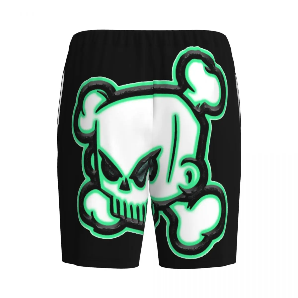 Custom Ken Block Acrylic Skull Shorts Sleeping Pants Men Pajama Pants Lounge Sleep Sleepwear Bottoms