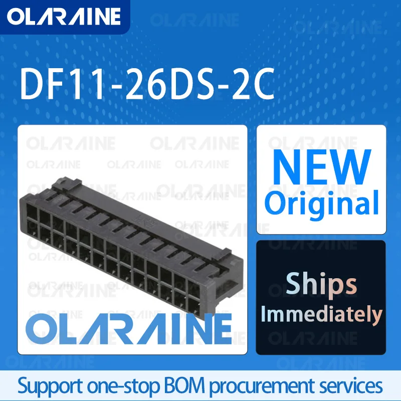 20/50/100 قطعة DF11-26DS-2C 100% العلامة التجارية الجديدة والأصلية IC رقاقة موصلات رؤوس ومبيت الأسلاك 26 موقف 2 أ #1