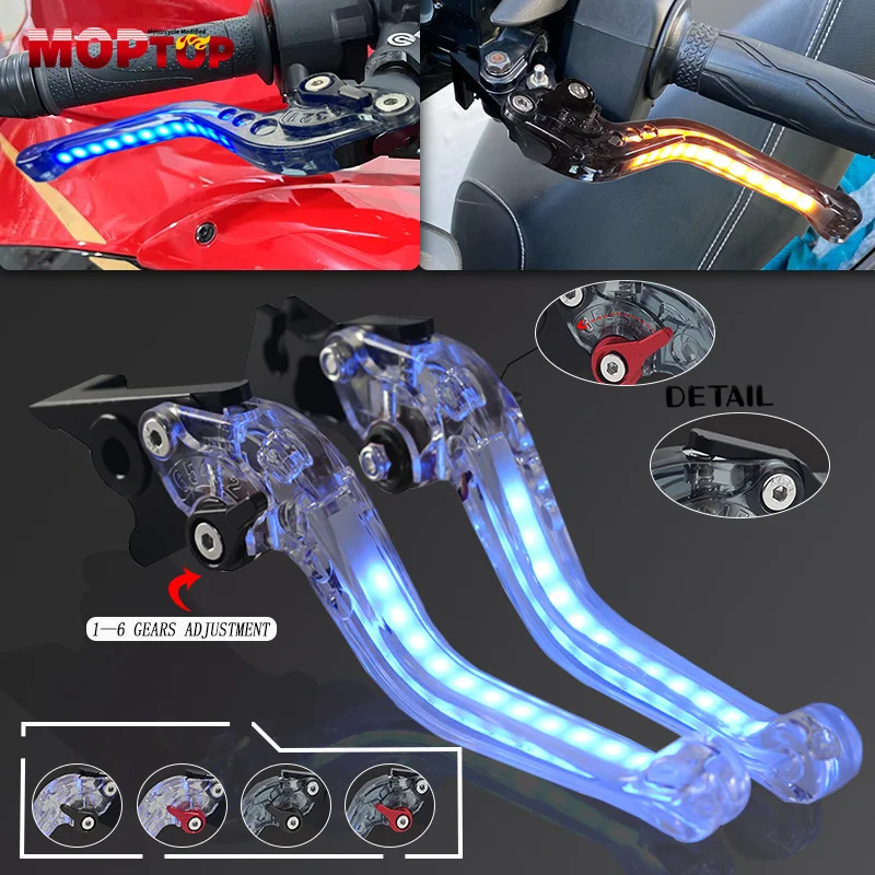 

New Arrival Brakes For YZF R7 r7 2021 2022 2023 2024 Motorcycle CNC Always on Turn Signal Light Brake Clutch Lever Handle Grips