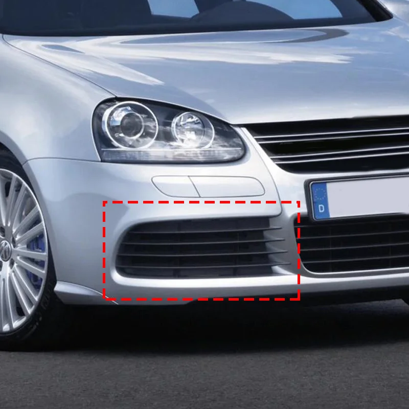 Car Accessories Front Bumper Fog Light Lamp Cover Left, Right Outer Frame Trim Fit For Volkswagen VW Golf 5 MK5 R32 2005-2009