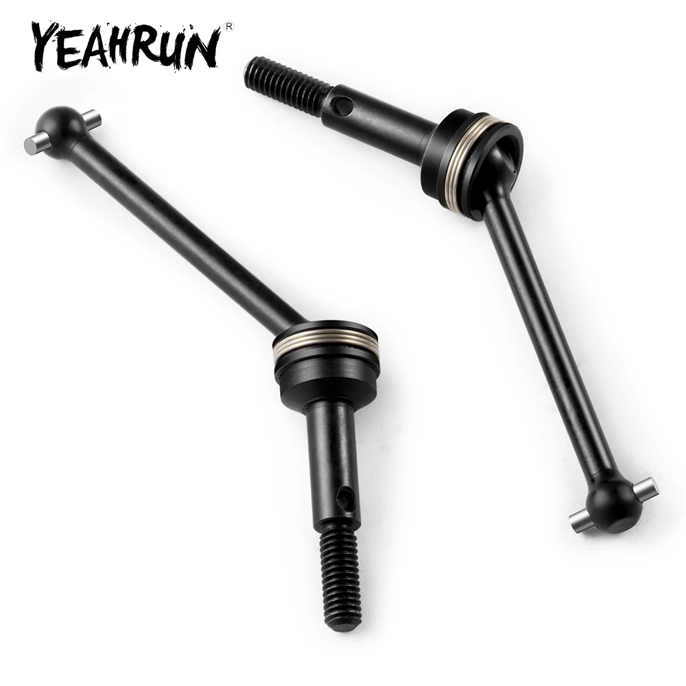 

YEAHRUN Steel Universal Front / Rear Axle CVD Drive Shafts for Tamiya TC01 1/10 RC Car Upgrade Parts