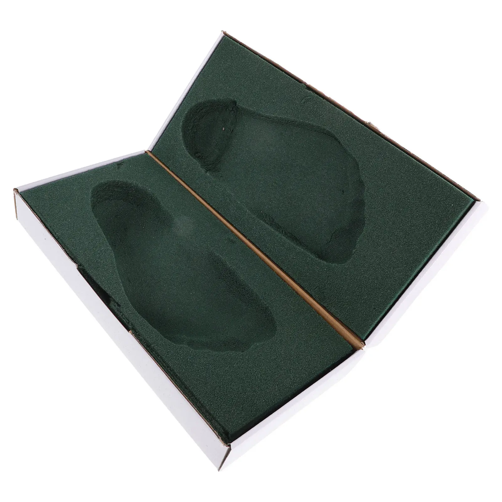 

Footprint Impression Foam Box High Precision Molding for DIY Insoles Sports Foot Health Assessments Casting Kit