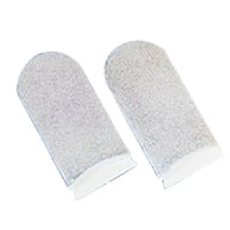 40PCS Gaming Finger Cots Glass Silver Fiber Mobile Phone Touch Non-Slip Gloves White