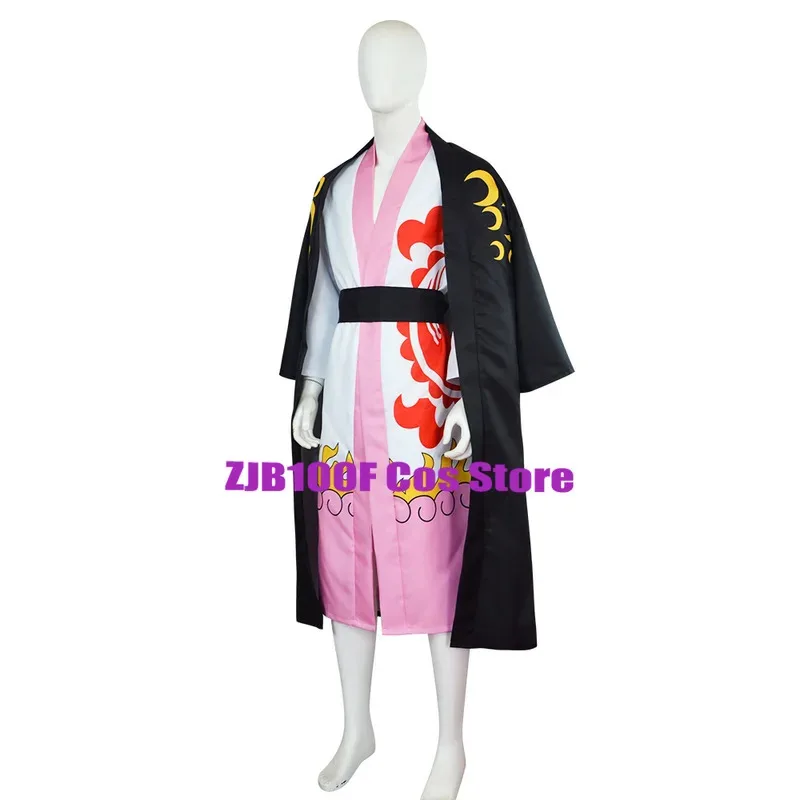 Guerrier Kozuki Cosplay Anime Wano pays Momonosuke Costume général Kimono cape uniforme Halloween tenue de fête pour hommes