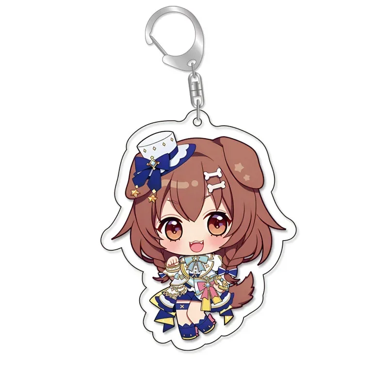 Vtuber Nakiri Ayame Shirakami Fubuki Minato Aqua Gawr Gura Lovelive Cartoon Niedlicher Schlüsselanhänger Kawaii Schlüsselanhänger Taschenteile & trendiges Geschenk – Detail 4