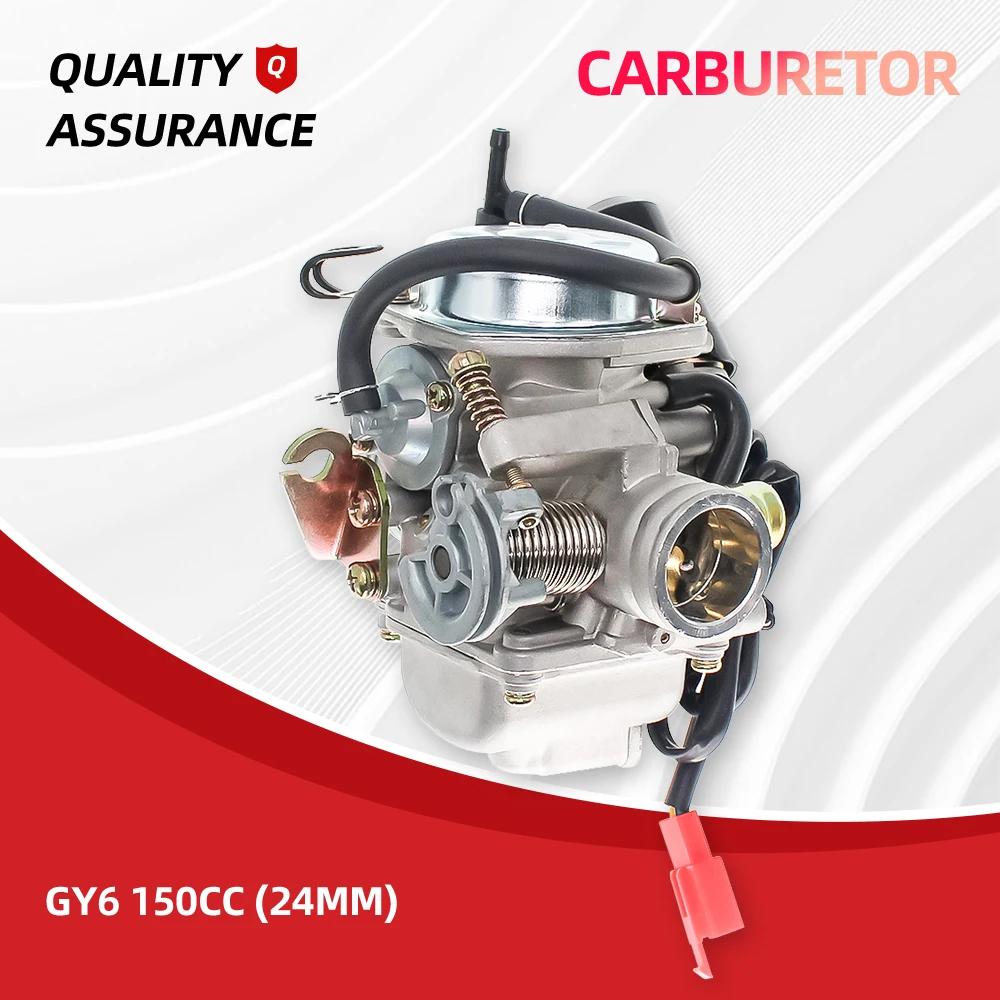 For Honda PGO GY6 125CC  GY6 Carburetor PD24J Motorcycle Carb GY6 Karboretor 24MM GY6-125 Scooter Moped ATV 4 Stroke Carburetor