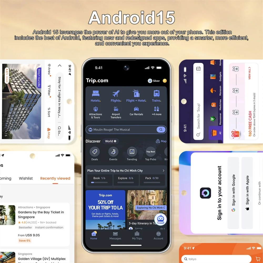 K-Touch Smartphone 5G für 17 Pro Max, 7,3-Zoll-Vollbild-Display, 5G-Mobiltelefon mit Dual-SIM-Funktion, Android-Smartphone, 16+48-MP-Kamera, Gesichtserkennung, entsperrt, 7800-mAh-Akku, Mobiltelefone. – Detail 18