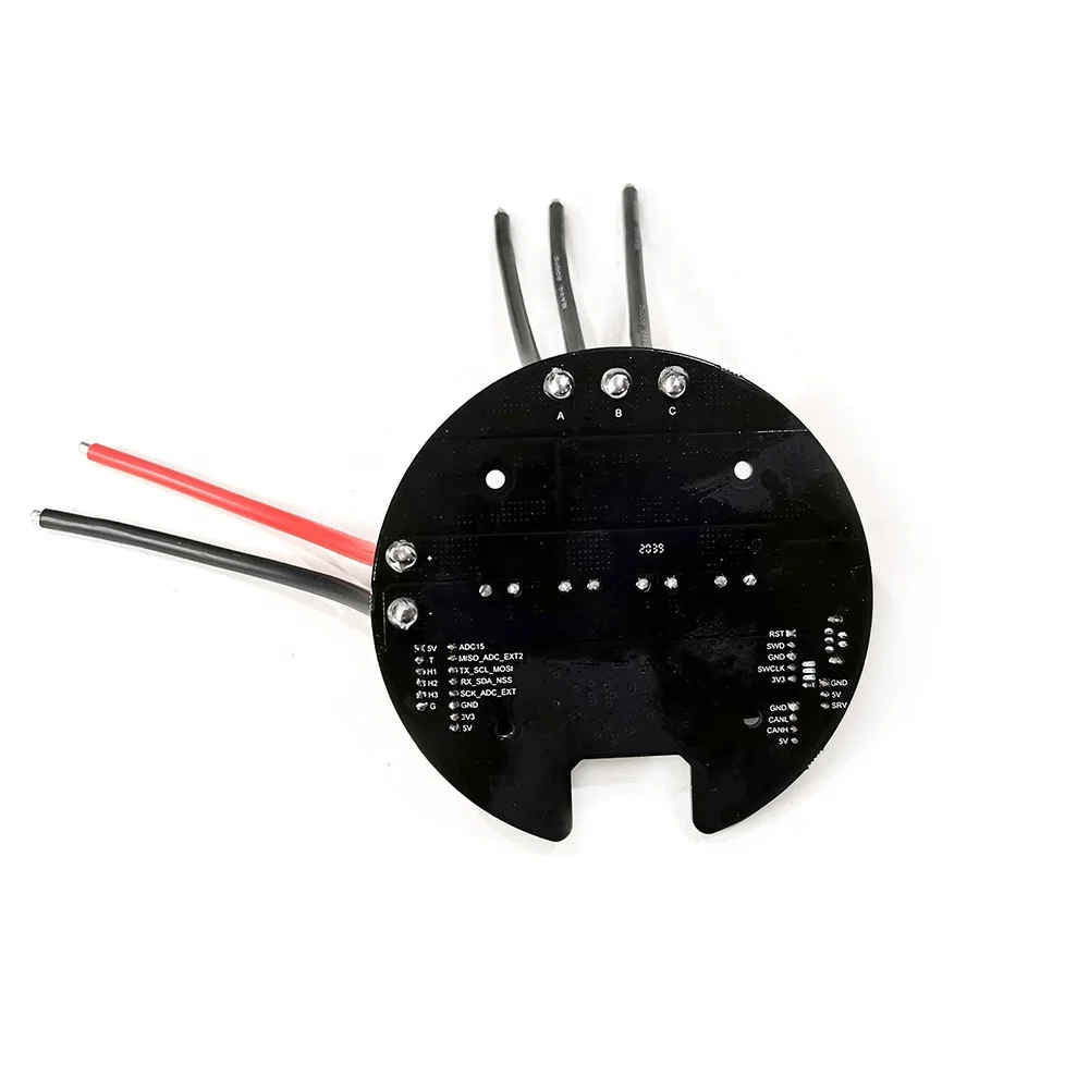 Maytech Round Speed Controller Based on VESC6 MTSVESC7.5R 50A 72V High Voltage for Robotics ROV Remote Control Lawn Mower Robot