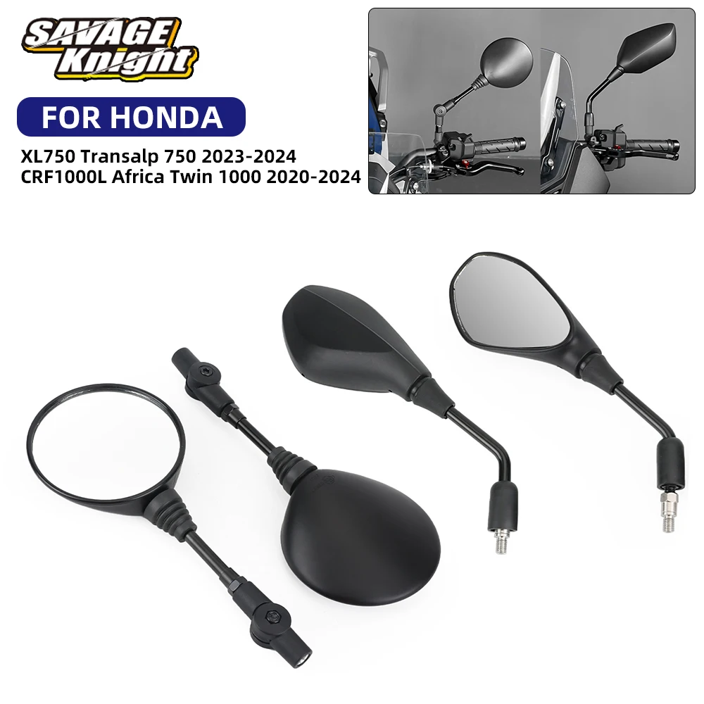 

2025 CRF1100L Motorcycle Rearview Mirror Side Mirrors For Honda Africa Twin 1100 /ADV XL750 Transalp 750 2020 2021 2022-2024