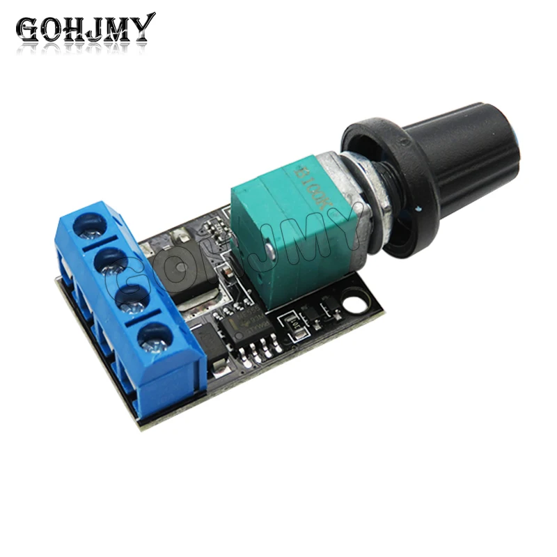 PWM DC Motor Governor 5V-16V12V Speed Control Switch 10A Switch Function LED Dimming Speed Control Module