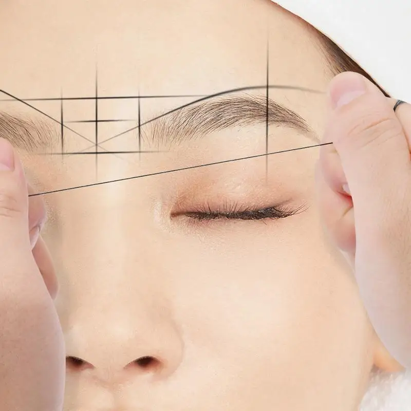 Eyebloguing-Ficelle de mesure ultra-mince, fil sans gâchis, créer une carte de sourcils croustillante, chaque fois que la qualité cosmétique est en continu