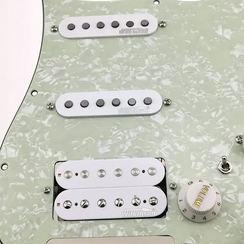 Q-X Music Store-Electric Guitar Pickups  Guitar Pickups Wilkinson Alnico5 SSH Style 7-Way type fully loaded pickguard