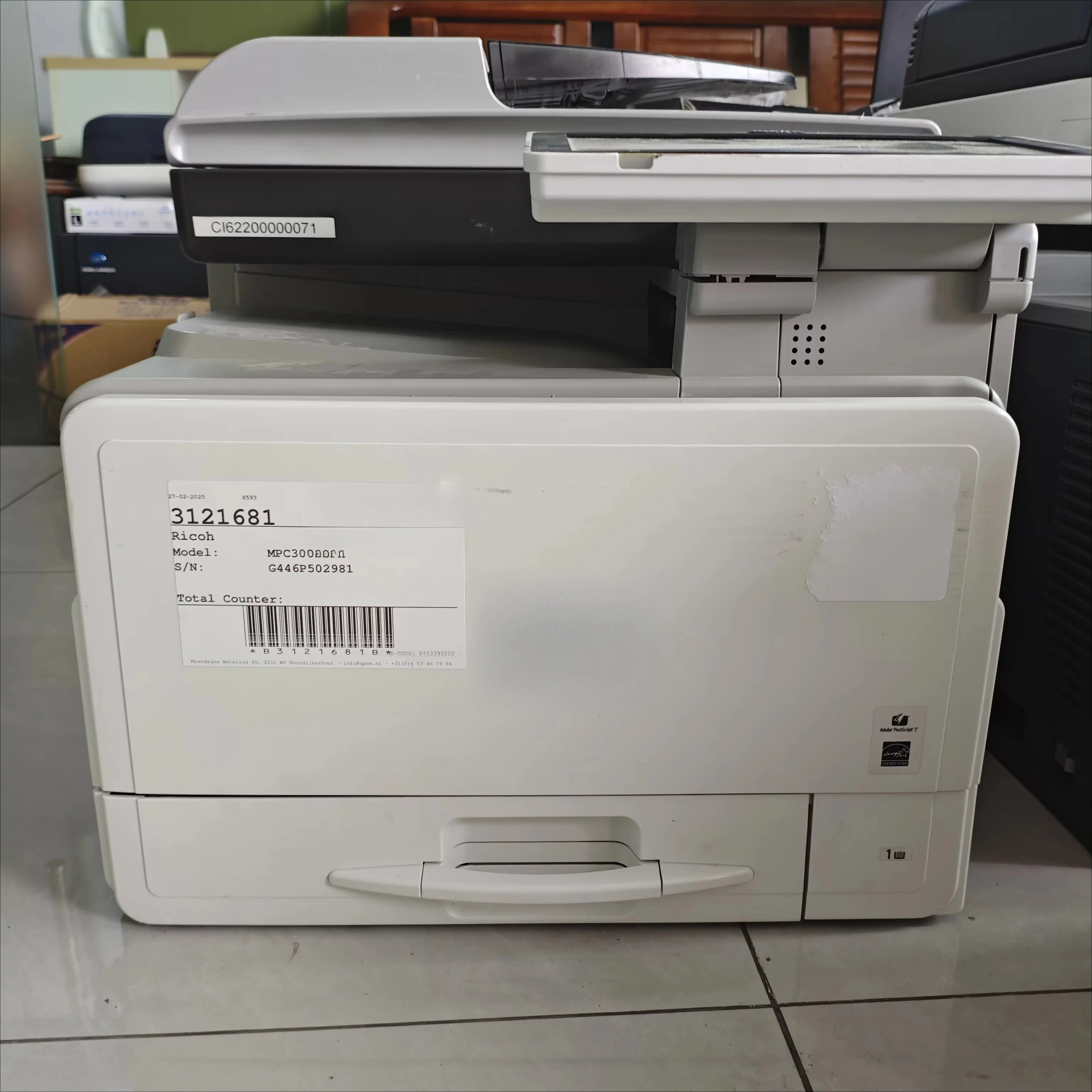 Refurbished for C306 Wireless All-in-One A3 Copier Fax Printer Machine Office Color General Used