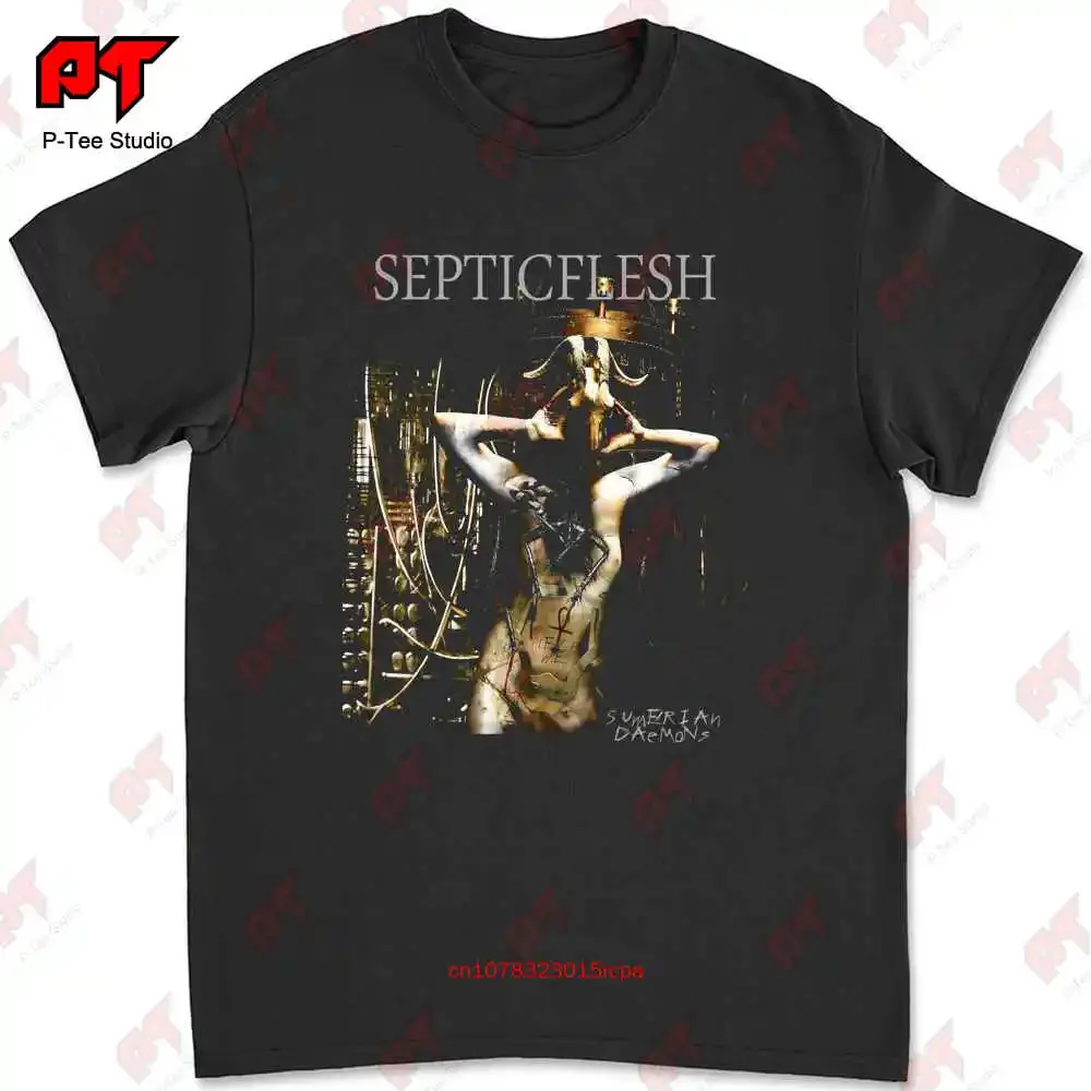 Футболка Septic Flesh Sumerian Daemons Blacк, размеры от S до 7XL 3EO8