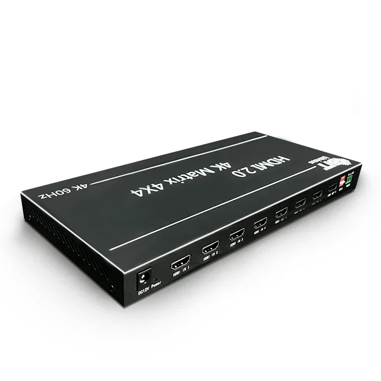 

Factory Direct Sales 4 Inputs 4 Outputs 2x2 2x4 3x4 4x4 Hdmi Screens Video 4k GS Matrix Switcher
