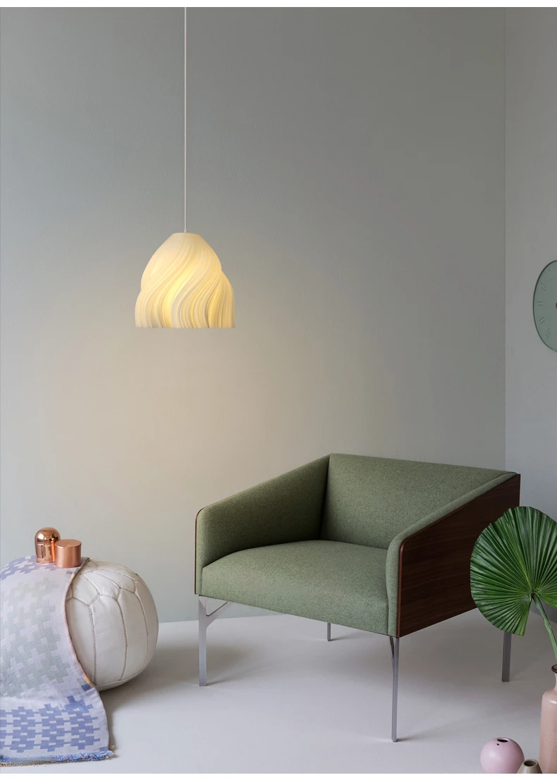Modern Creative 3D Printing Ceiling Chandelier for living room Bedroom Bedside Restaurant Pendant Lights Dining Table Decor Lamp