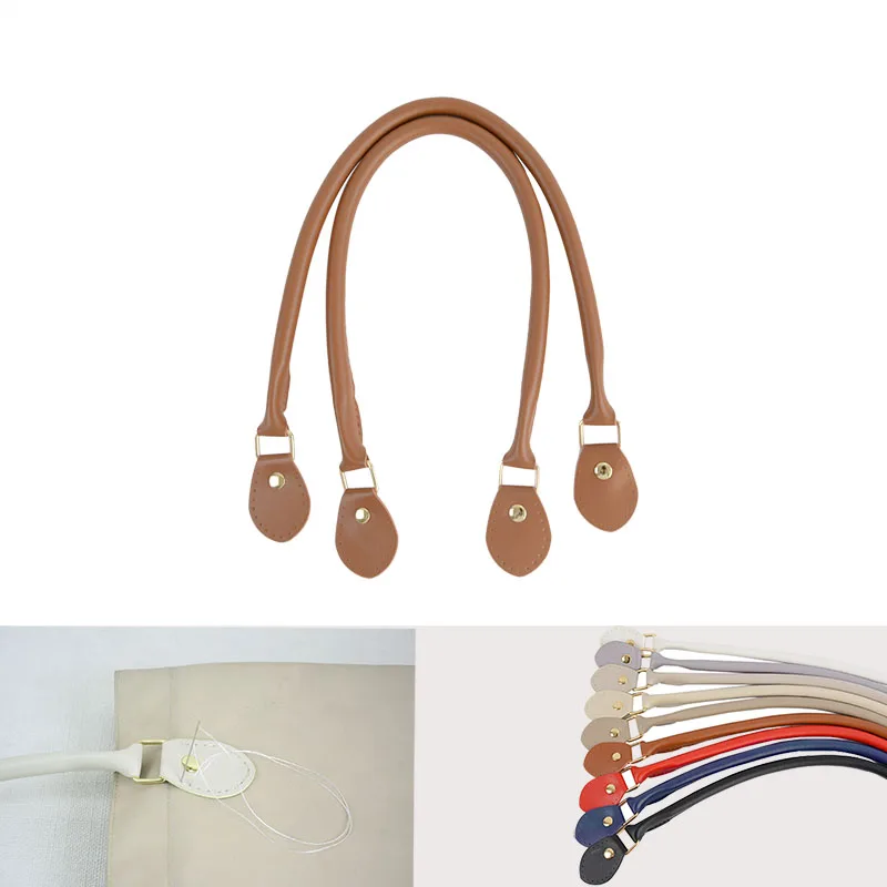 

New long PU Leather Hand Sewn Strap Fashion Ladies Women Handbag DIY Handles for Bag Replacement Accessories