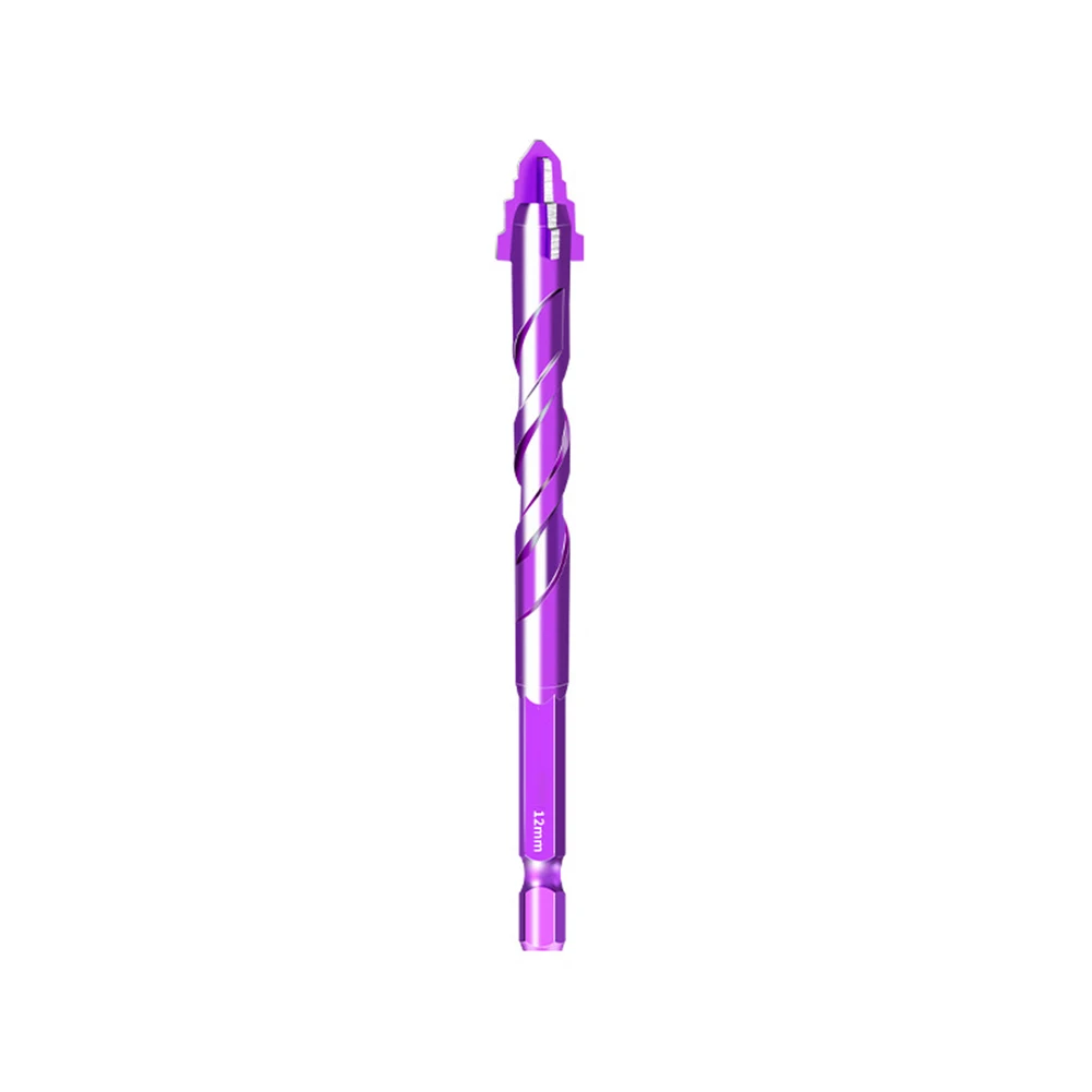 Four-Flute Drill Carbide Punching Bit For DIY Projects Carbide Drill For Hard Materials Concrete Drilling Dry And Wet Use