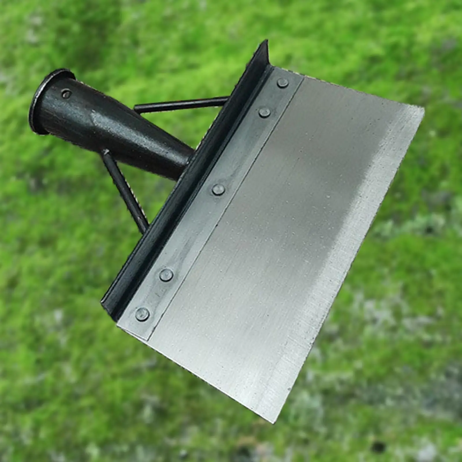 Durable Shovel Head Multifunctional Manganese Steel Farm Edging Cleaning Outdoor Flat Blade for Lawn Yard Garden