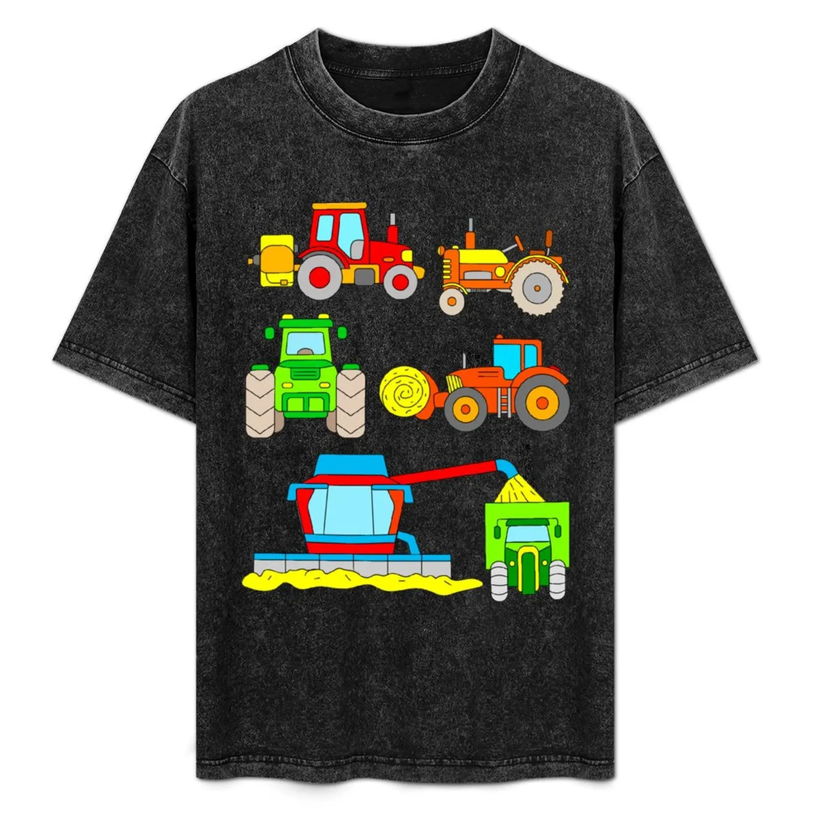 

Combines and tractors T-Shirt Graphic Print Short Sleeve T-Shirt