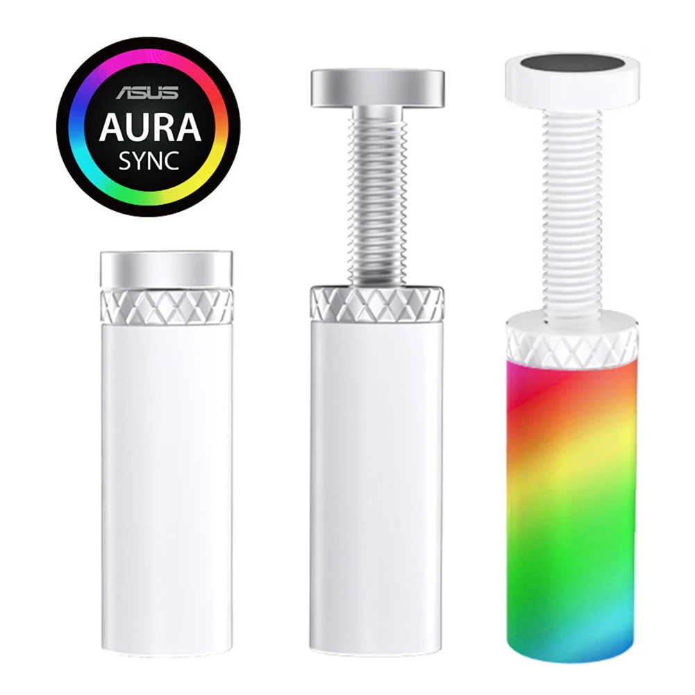 

ARGB GPU Video Card Holder Adjustable Magnetic Vertical GPU Bracket Aluminum Alloy Video Card Sag Holder for Desktop PC Case