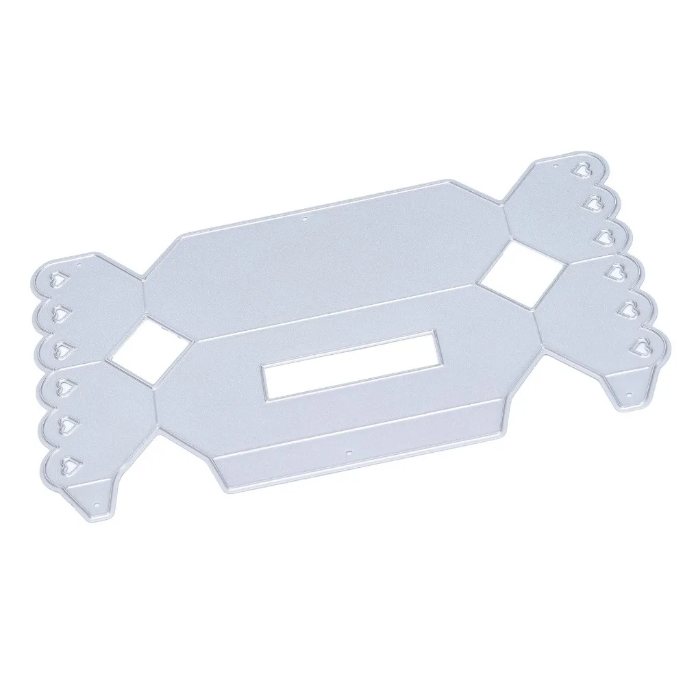 Carbon Steel Cutting Dies Thin Metal Heart Shape DIY Die Cuts Lace Edge Candy Box Shape Carbon Steel Die Paper Crafting