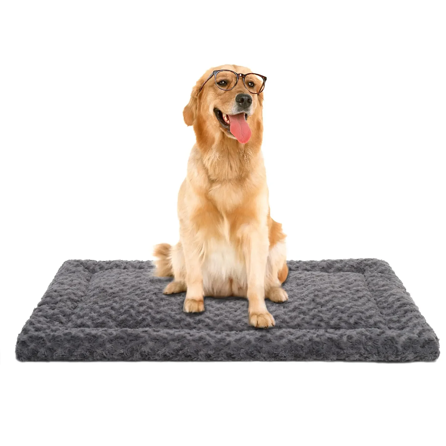 

Amazon Autumn and Winter Thin Dog Mat All Seasons Rose Velvet Cat Nest Double Sided Pet Mattress Sleeping Dog Bed