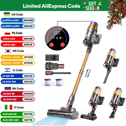 V18 Aspirapolvere portatile 45kPa 550W Potenza 6 in 1 Aspirapolvere senza fili Intelligente Home Display LED Sweeper Macchina portatile