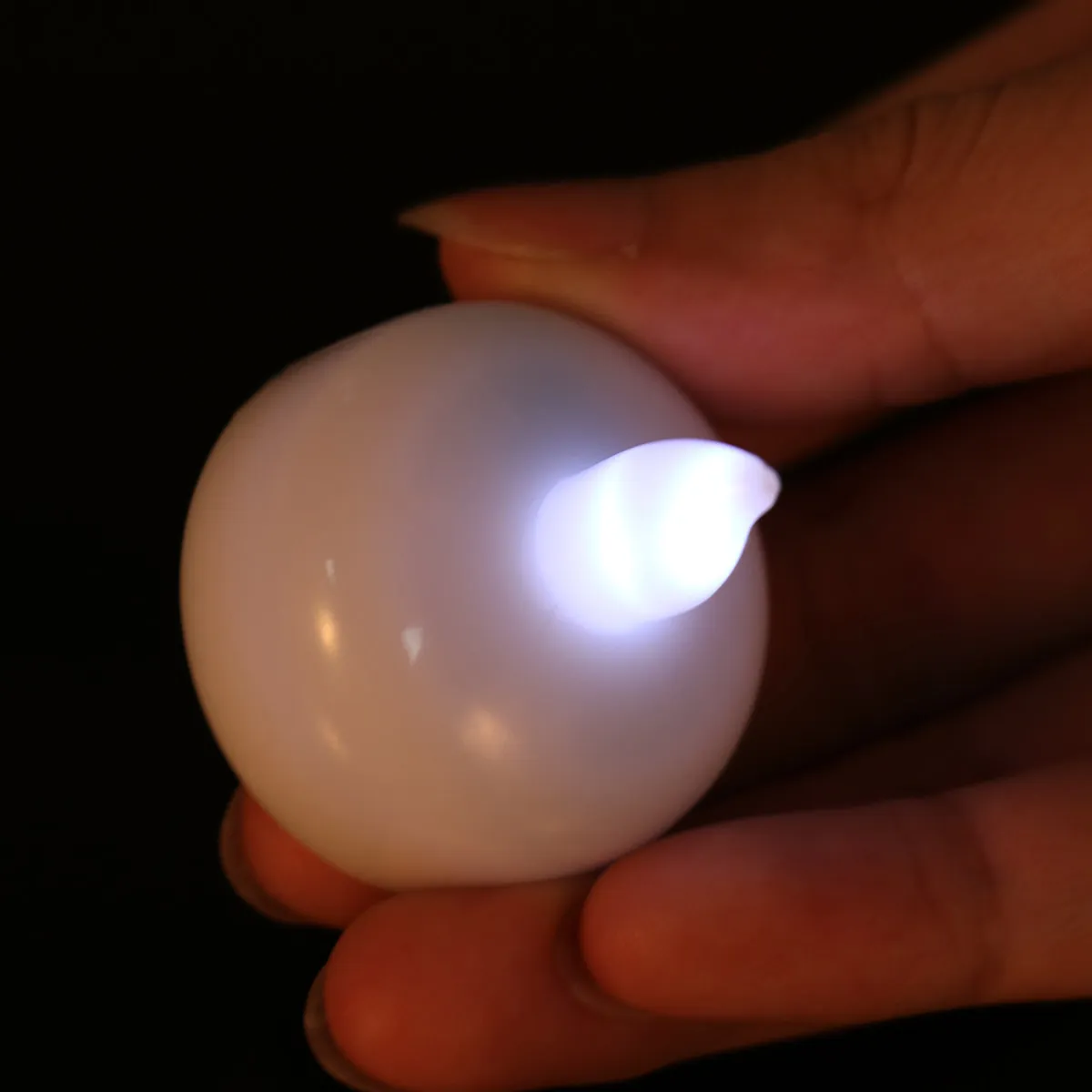 12Pcs Waterproof Floating Candles Warm White LED Light Solid Color Through Eco Friendly Lightweight for Wedding Reception