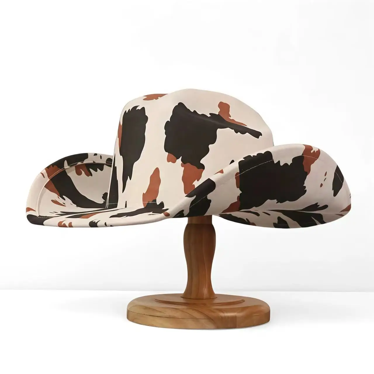 HongLuan Brokatowy Kapelusz Kostiumowy dla Dorosłych i Kapelusze Kowbojskie z Cyrkoniami dla Kobiet, Akcesoria do Cosplay Kowbojki i Kapelusz Kowbojski