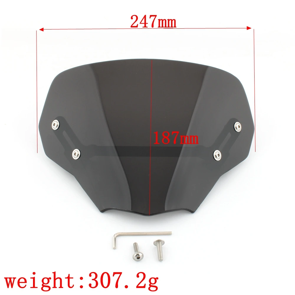 FOR HONDA cb750  Hornet 2023-2025 Front windshield trim hood  Fairing windshield screen Motorcycle accessories