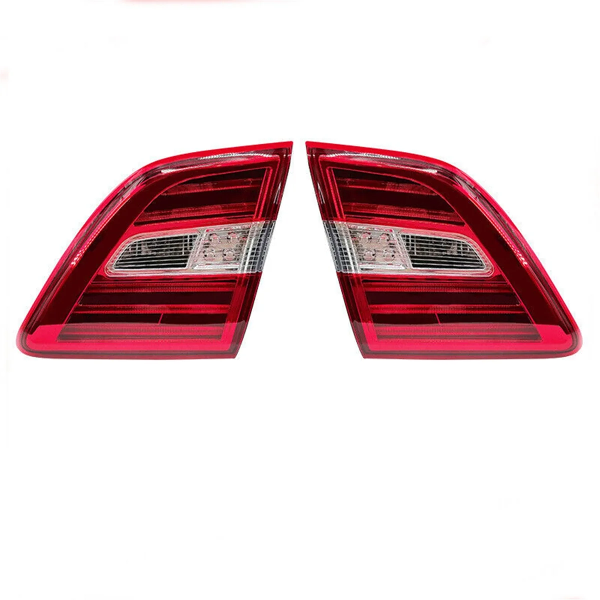 1Pair Rear Inner LED Tail Light Trim Bezel for - W166 ML300 ML350 ML400 2012-2015 A1669060557 A1669060457