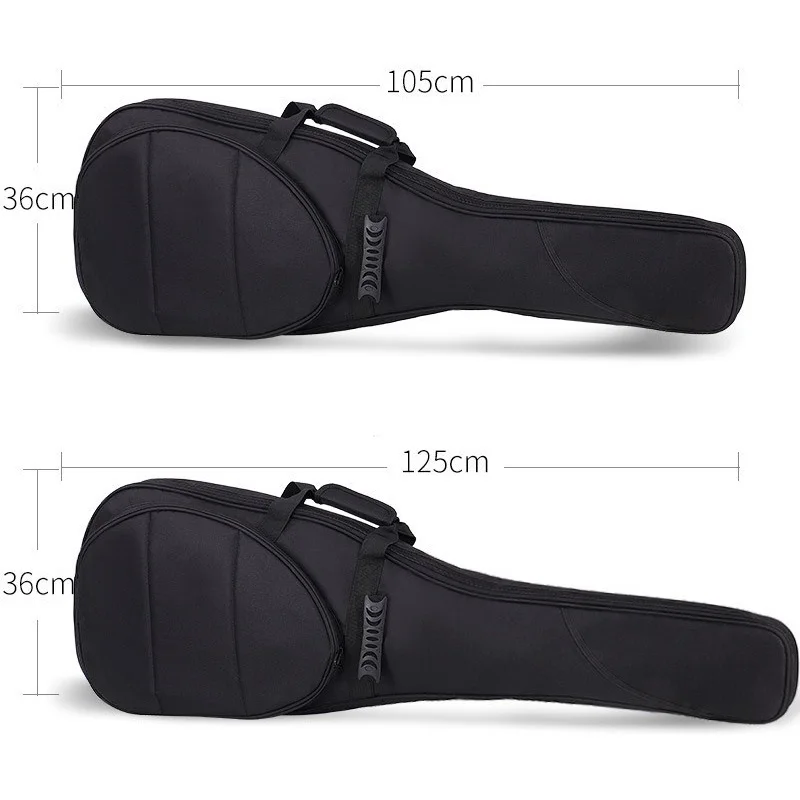 41inch Guitar Bag Electric Guitar Bag Bass Guitar Case Waterproof Electric Bass Bag Black Color Electric Guitar Amp Bag Gig Bags