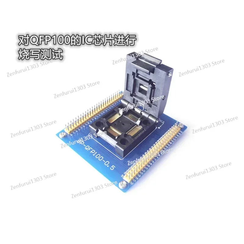 IC51-1004-809-23 Test Programming Socket QFP100 TQFP100 LQFP100 Programming Socket