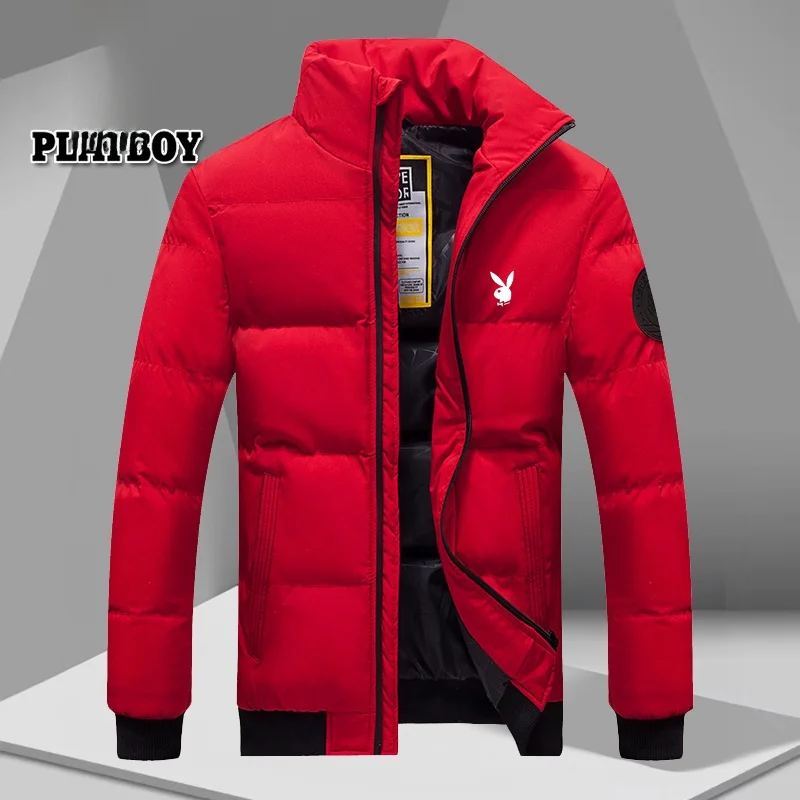 

Мужская утепленная хлопковая куртка: зимняя теплая модная брендовая верхняя одежда для защиты от холода, молодежная повседневная модель Cleanfit