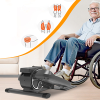 Mini Exercise Bike Arm and Leg Trainer Adjustable Foot Pedal Exercise Machine LCD Display Portable Pedal Trainer Office 2025 New