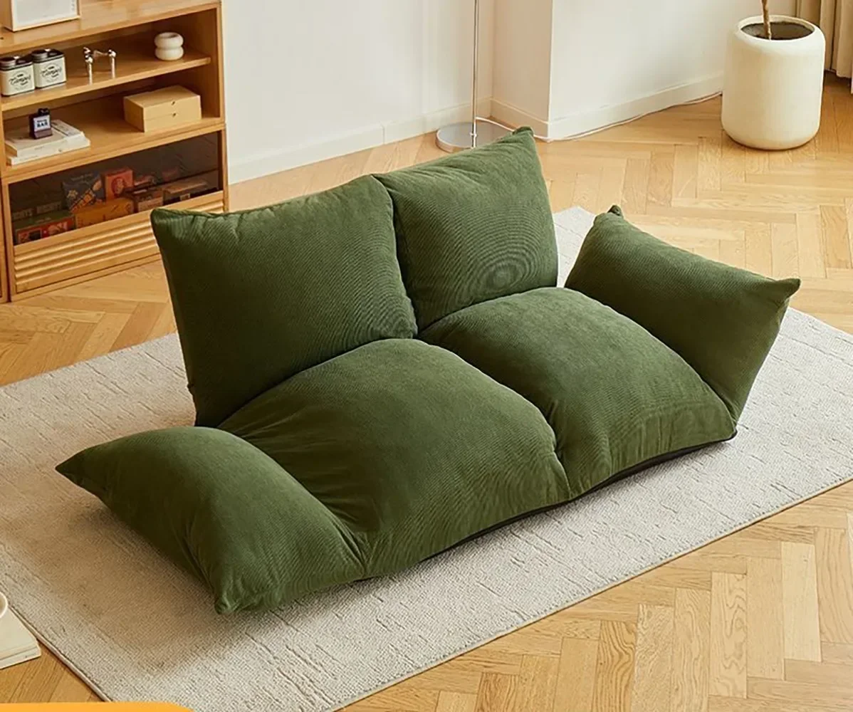 Padded sofa can be adjusted freely folding lazy sofa bed chair small apartment single double cloud tofu futon