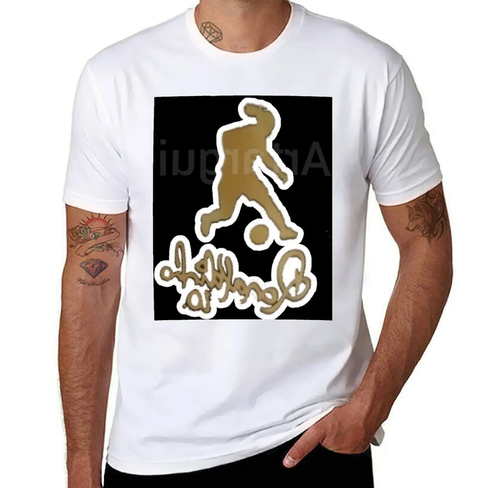 

Soccer T-Shirt t shirt men 100% cotton luxury brand t shirt man cotton T-Shirt