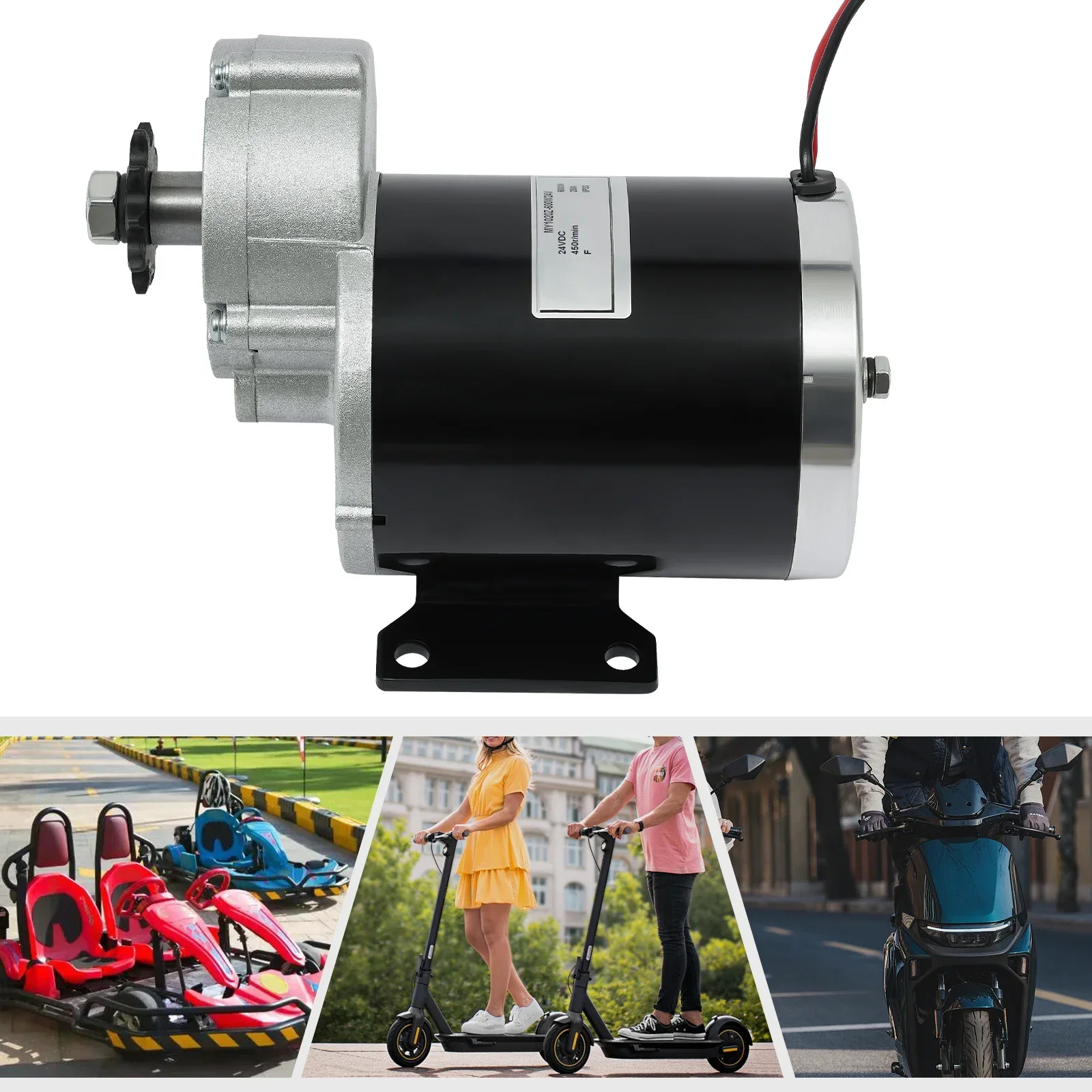 Www مادة ممتازة 600 واط تخفيض المحرك الكهربائي 36/24 فولت تيار مستمر قدرة تحميل عالية أداء ممتاز