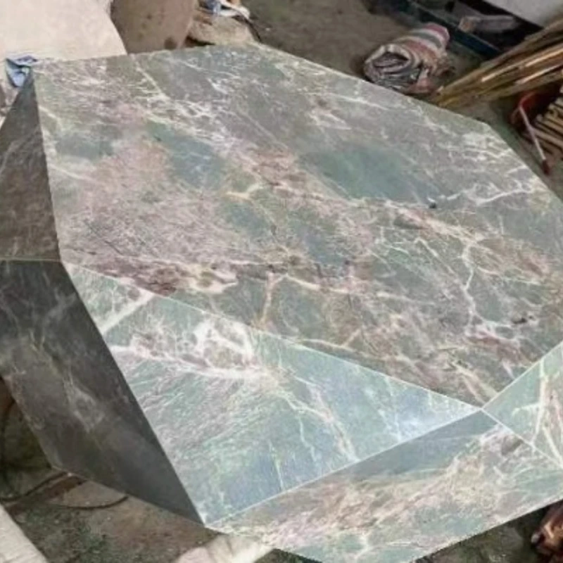 

Rock slab coffee table designer special-shaped modern diamond tea modern simple Internet celebrity diamond