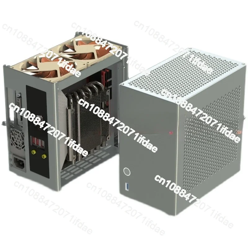 

ZS-A4DC/ITX Half Height Knife Card Chassis Version V3 4.3L Volume All Aluminum 1U