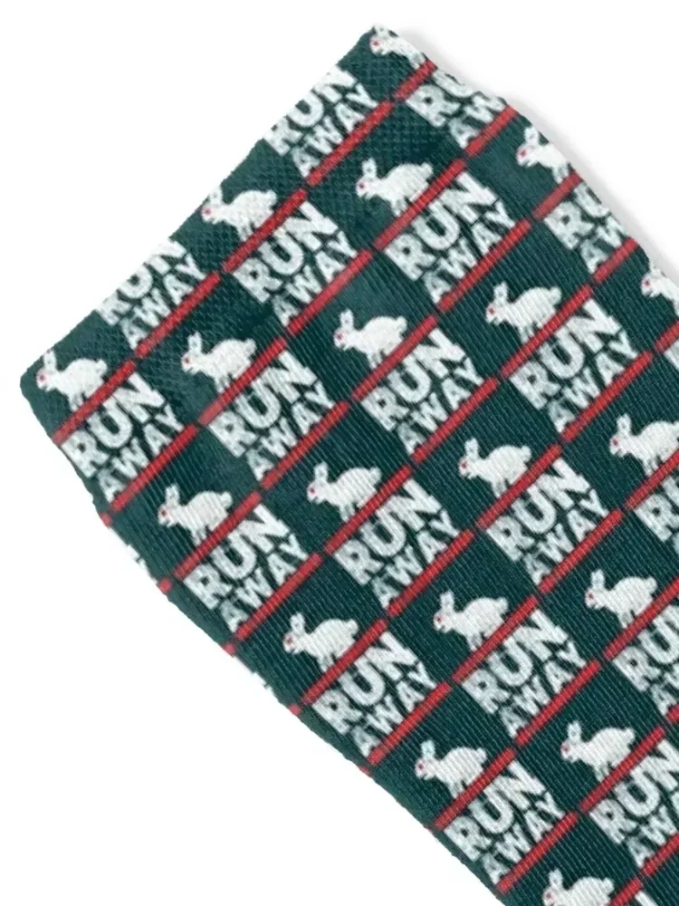 Run Away Killer Rabbit Socks fashionable kids hockey FASHION Men's Socks Women's