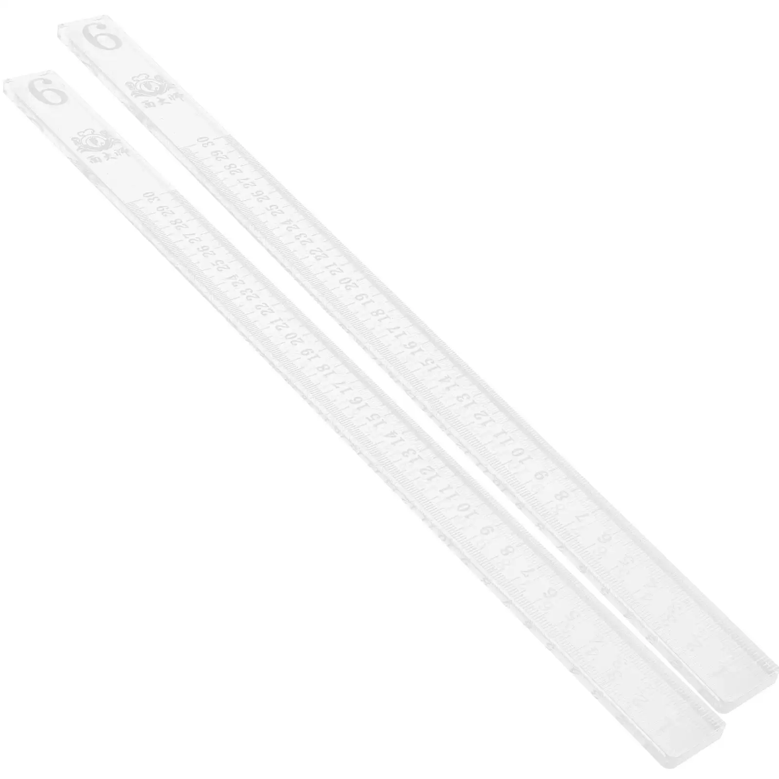 

Biscuit Balance Making Tools Kitchen Snack Baking Ruler Acrylic Portable Rulers Measuring Dough Rolling Pin Guide Stick