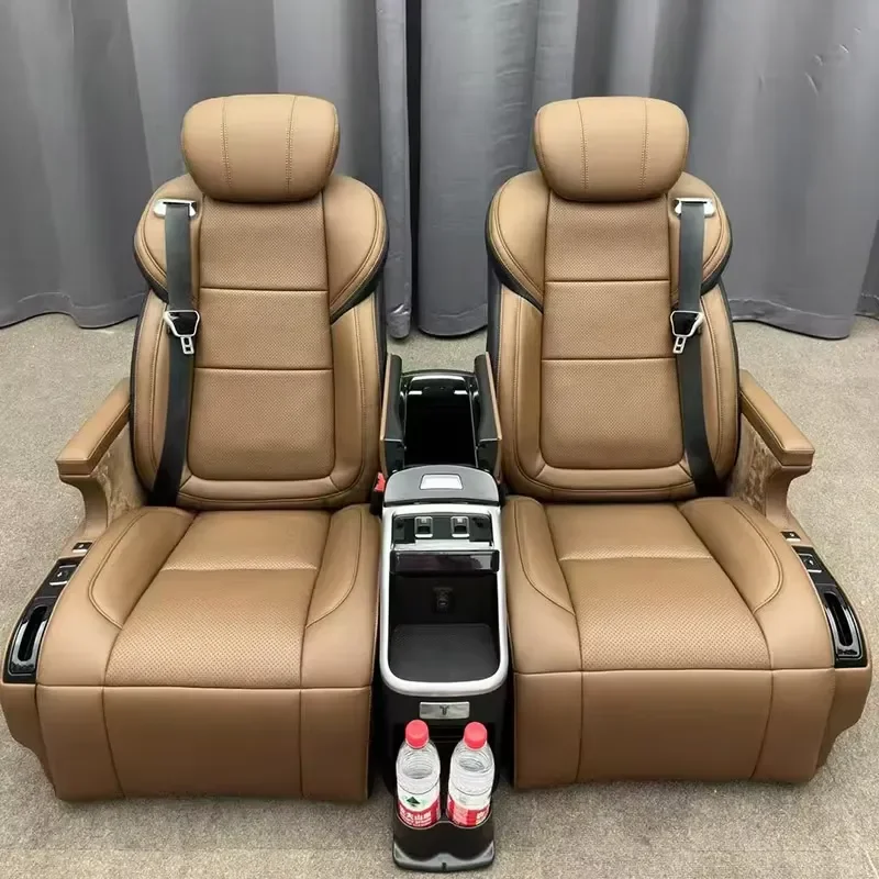 New Design High-End Suv Rear Seat With Refrigerator Saddle Console Modified Interior Upgrade Kits Seat